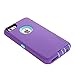 Iphone 6 Plus Case Lordther(TM) Shock-resistant Dustproof Armor Case Cover [ONLY for Iphone 6 Plus] (purple+blue)