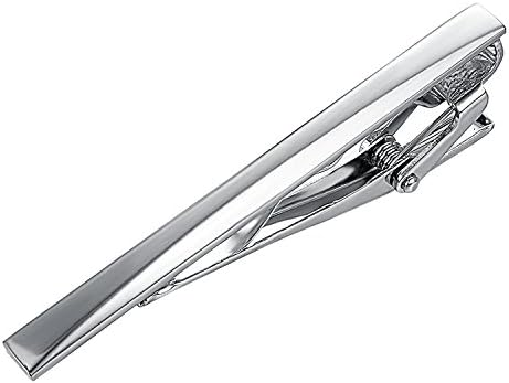 Yoursfs ネクタイピン シンプル シルバー 日常仕事 結婚式 タイピン 高級 ビジネス フォーマル ネクタイピン おしゃれ