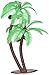 Twin Palm Tree with Coconuts, 4-inch Cake Topper (8 Count)