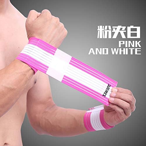 GESLA® 1 pairs Wrist Wraps Weight Lifting Training Gym Straps Support Grip Gloves