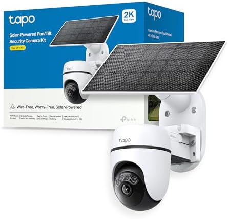 Kit C610 – Câmera de Vigilância WiFi ao Ar Livre 2K 3MP com Painel Solar, 360° PTZ, Bateria 6700mAh, Deteção Humana, Visão Noturna a Cor, Rastreamento AI, IP65 Wireless