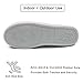 ChicNChic Women Comfort Cotton Soft Sole Indoor Slippers Anti-Slip House Shoes Grey 7 B(M) US