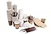 bilubah 140 Pack - 12 Oz Disposable Hot Paper Coffee Cups with Lids, Sleeves and Stirring Straws - Complete Supply for Offices, Restaurants, Coffee Shops, Parties, Home and All the People on the Go