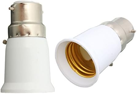 BC B22 To ES E27 Screw Light Bulb Adapter Lamp Converter Holder