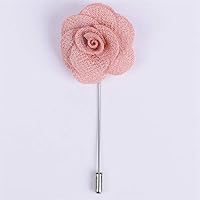 Man Groom Boutonniere Silk Satin Colorful Rose Flower Men Wedding Party Prom Man Suit Corsage Pin Brooch