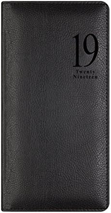 Letts of London TO3SU-2019 Milano A5 Week to View Desk Size 6 5/8" X 3 3/4" (Black)