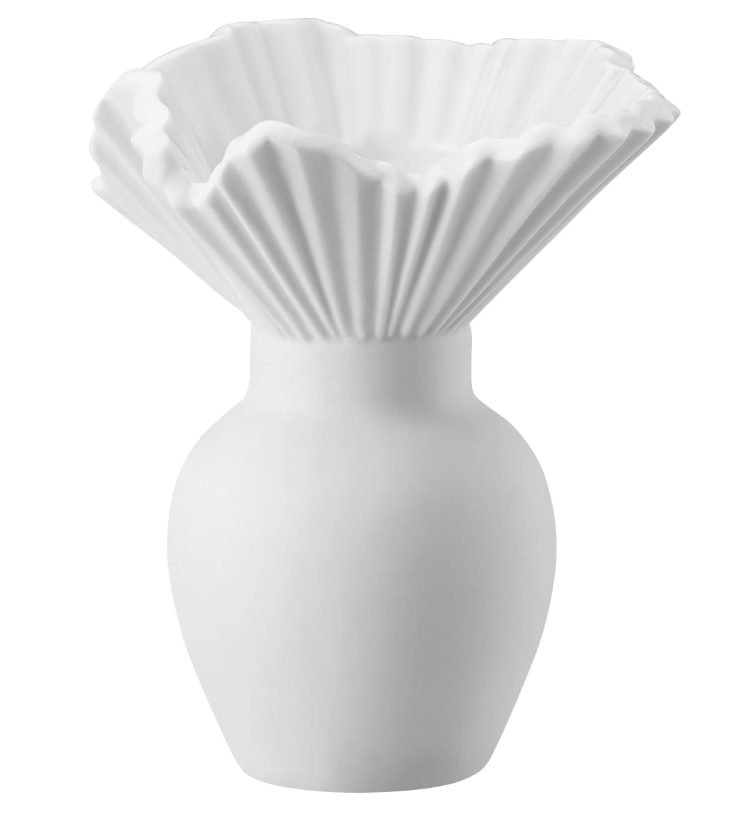 Falda White Matt Vase 10 cm