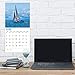 2020 Sailing Wall Calendar by Bright Day, 16 Month 12 x 12 Inch, Boat Water Ocean Blue