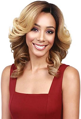 Bobbi Boss Premium Synthetic Silk Base 4"X4" Swiss Lace Front Wig MLF190 TERRA (EGGPLANT)