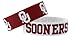 aminco NCAA Oklahoma Sooners Silicone Rubber Bracelet Wristbands, 2-Pack