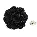 The Smart Man Men's Lapel Flower Boutonniere Pin for Suit - Black
