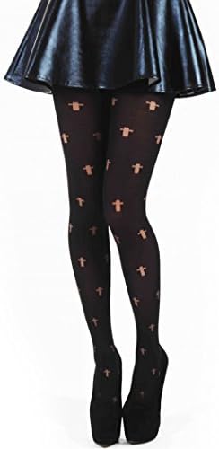 Pamela Mann Opaque Crosses - Available in One Size, XL &amp; XXL &amp; XXXL-Black-XXL