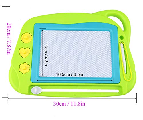 image for AiTuiTui Magnetic Drawing Board Mini Travel Doodle, Erasable Writing S