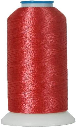 Threadart Polyester Machine Embroidery Thread By the Spool - No. 318 - Brick - 1000M - 40wt - Hundreds of Color Options
