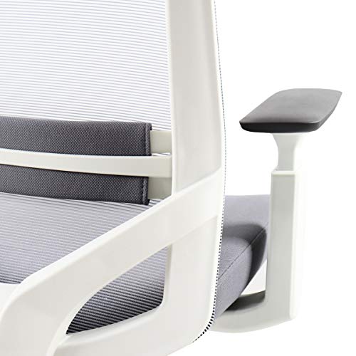 Mc-Haus-Vulcano-Sedia-Ergonomica-Ufficio-Ufficio-Colore-Bianco-PVC-70-x-35-x-64