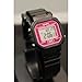 Casio Women's LA20WH-4ACF Classic Digital Black and Pink Resin Watch