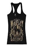 Bob Marley Junior's Legends Racer Back Tank Top Shirt Black XL