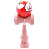 Kaleb Kendama With Orange Face Ball And Extra String