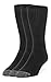 Galiva Men's Cotton Extra Soft Crew Cushion Socks - 3 Pairs, Medium, Black