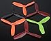 Tri-Blades 5045 V2 Propeller (8 Sets, 16CW, 16CCW) 5 Inch 3 Blades 5045x3 Indestructible Durable Powerful Balanced Light Props for Drone By XSOUL - MIX COLOR