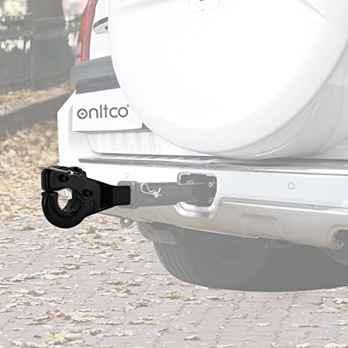 ONLTCO Pintle Hitch Receiver Hook 10 TON for 2” Hitches Hitch Hook