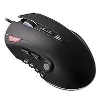 Game Mouse Wired, ALLOMN 4000DPI RGB High Performance PC Laptop Mice Side Button Game Competition Mouse