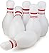 Toydaloo Giant Inflatable Bowling Kids Set 7 Piece - Jumbo Bowling Pins Outdoor Yard Game | Large Oversize Sports Games for Kids 3 and Up - Beach | Camping | Parks | Sporting Events | Party