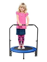 Upper Bounce minitrampolín de fitness plegable y con barandilla ajustable