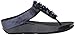 FitFlop Women's Boogaloo Toe Post Flip Flop, Midnight Navy, 7 M US