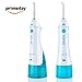 QQcute Water Flosser Cordless Oral Irrigator - IPX7 Portable Rechargeable Tooth Cleaner Whitening With 3 Modes Dental Water Jet Tips, Travel and Home Use