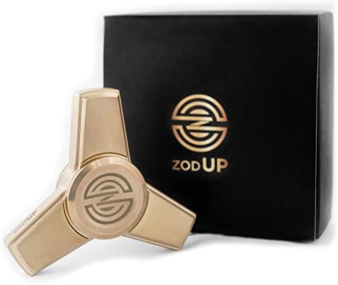 Premium Hand Spinner Fidget Toy |100% Full Ceramic Bearing|Perfect for ADHD,ADD,Anxiety&Autism | New design concave caps for a better grip and an Amazing look just for You|Join zodUP community now!