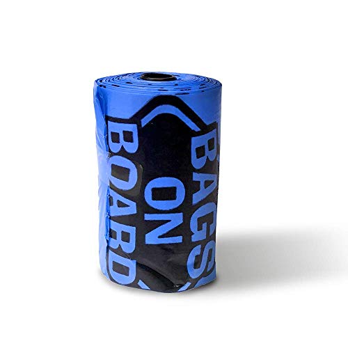 Bags On Board Dog Poop Bags | Strong, Leak Proof Dog Waste Bags | 9 x14 Inches, 140 Blue Bags