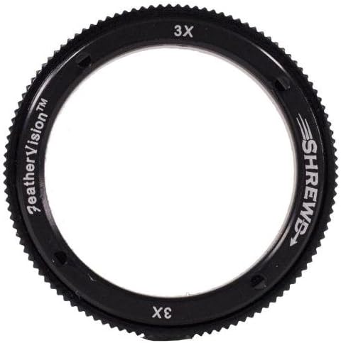 Shrewd 3x Lens With Housing Verde Vitri 35mm/42mm Archery Equipment, Black