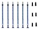 100 Pack Plastic Syringe with Cap, 1ml 1cc Syringe without Needle, Non-Sterile, Not for Injection
