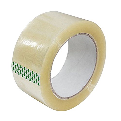 Clear Packing Tape 2" x 110 Yards Strong Heavy Duty Sealing Adhesive Tapes for Moving Packaging Shipping Office and Storage 1 Roll - Thumbnail 4