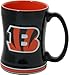 NFL Sculpted Coffee Mug, 14 Ounces, Cincinnati Bengals
