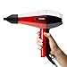 ELCHIM 2001 High Pressure Professional Hair Dryer - Red/Black , 1 Count (Pack of 1)