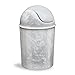 Umbra Mini Waste Can, White/Onyx