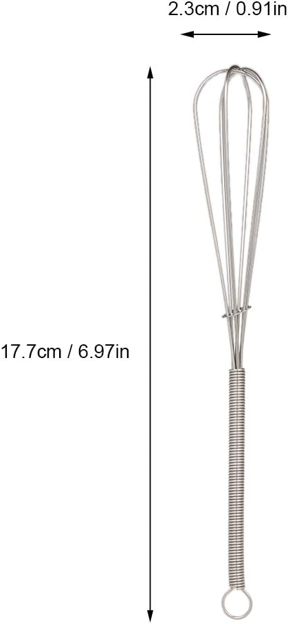Stirrer Hair Color Dye Whisk,2PACK Hair Coloring Stirrer Stainless Steel Cream Mixer Salon Barber Hairdressing Hair Color Dye Mixing Tools Paint Kitchen DIY Accessories: Kitchen & Dining