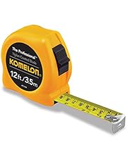 Komelon 4912IM The Professional 12-Foot Inch/Metric Scale Power Tape, Yellow
