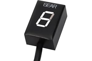 MOQIAOSEIKO 1-6 Gear LED Digital Gear Indicator Waterproof Compatible with Honda CB400X CB400F CBR400R CM300 CBR300R CB300R CB CBR 400 300 R X F 2021 2022 2023