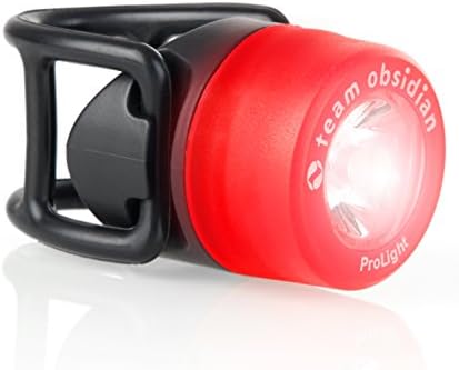 TeamObsidian Rear Light - Super Bright Lights for Your Bicycle - Easy to Mount Taillight with Quick Release System - Best Rear Lighting - Fits All Bikes