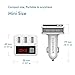 Bluetooth FM Transmitter - Elecwave EB02 Wireless Bluetooth in-Car FM Transmitter Radio Adapter Car Kit with 3 USB Port(Output 5.2A) & Optional EQ Modes and Power Off Memory, White