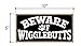 Honey Dew Gifts, Beware of Wigglebutts, Dog Home Decor, Funny Dog Signs, Gift for Pet Lovers, Funny Corgi Gift, Fur Moms, Gift For Pet Lovers, 5 inch by 10 inch, 75453