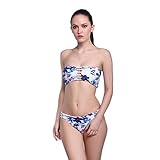 Polovi Women Swimsuit Bathing Suit Ink Painting Bandage Bikini Set 15286C0