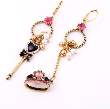 Lvxuan Fashion Accessories Taiaha Women Asymmetrical Vintage Earrings Factory Wholesale