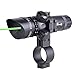 AceZone Tactical Green Laser Sight Scope Power 532nm with Picatinny Rail 2 Mounts 2 Pressure Switches Rechargeable