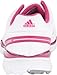 adidas Women's Adizero Sport II Golf Shoe,Running White/Metallic Silver/Bahia Magenta,9.5 M US