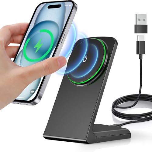 TXXTOL Magnetic Wireless Charger Iphone Stand Fast
