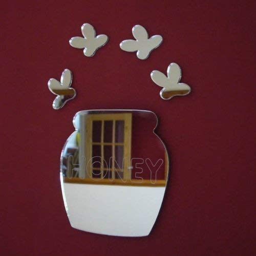 Honey Pot and Four Bees Mirror overall size 50cm x 40cm